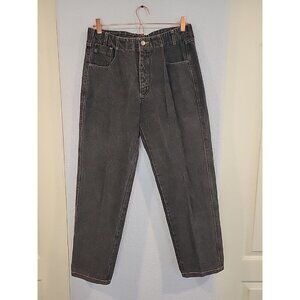 Vintage Sergio Valente‎ Jeans Black Size 31 90's Y2K High Rise Straight Denim